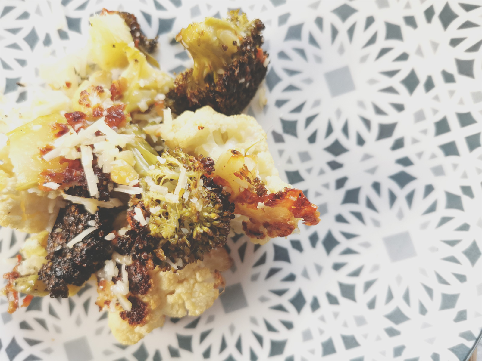 Chou-fleur et brocolis au four - Zaz Cuisine