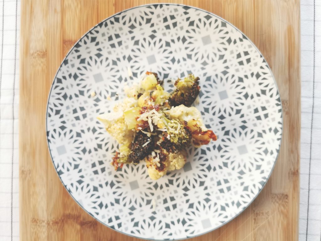 Chou-fleur et brocolis au four - Zaz Cuisine